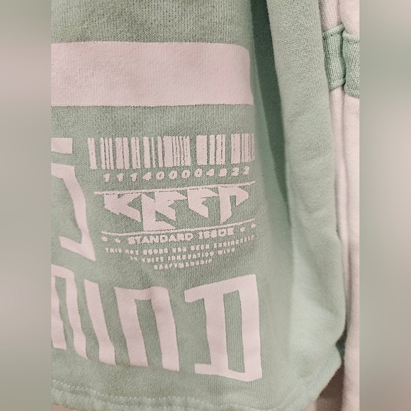 Men's KLEEP Standard Issue Large Pastel Pullover Sweater Large Pink Blue KF-6320 - Picture 7 of 7